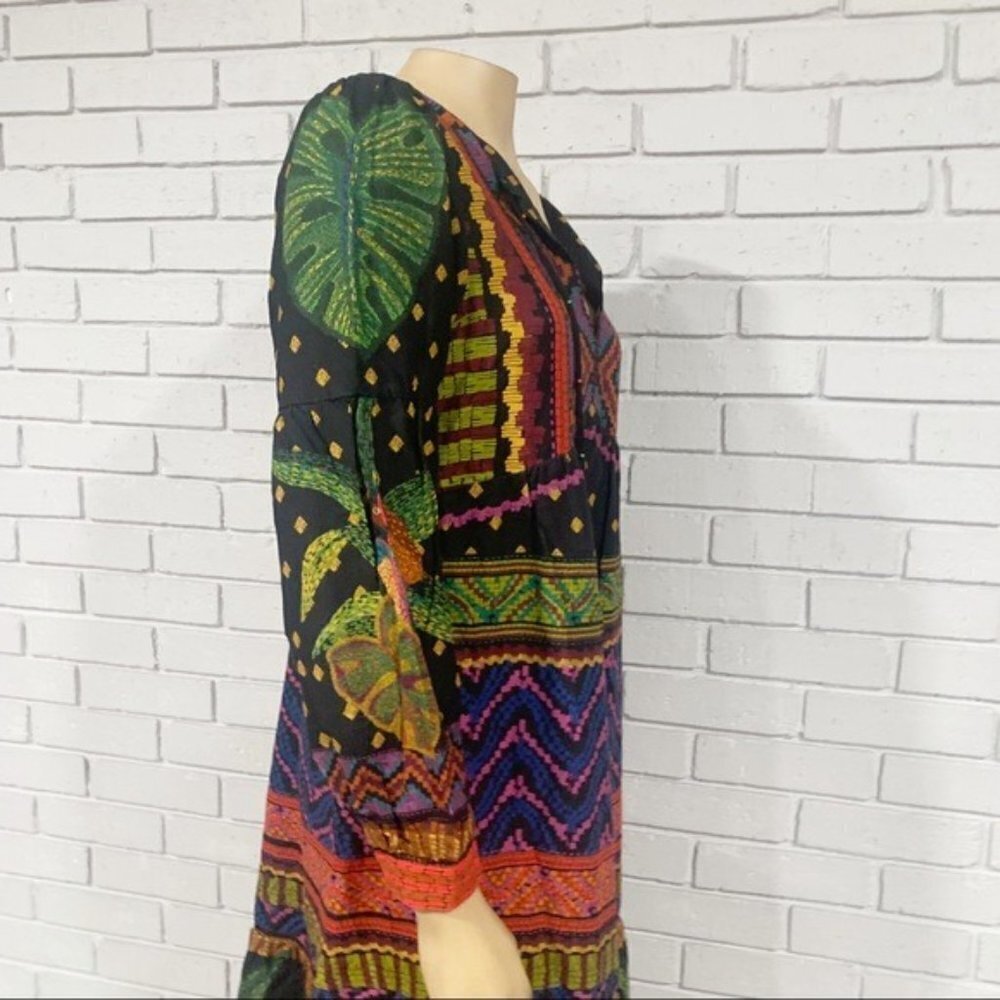 Farm Rio Women’s‎ Forest Tapestry Midi Dress - Picture 9 of 12